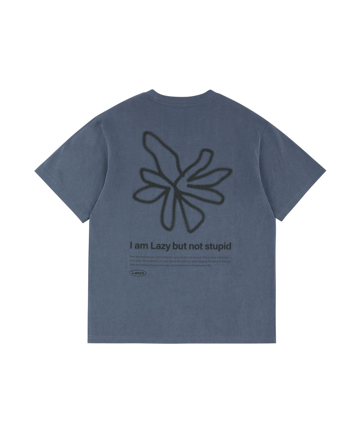 레이지지(LAZYZ) Back Point Lazy Flower T-shirt (5color)
