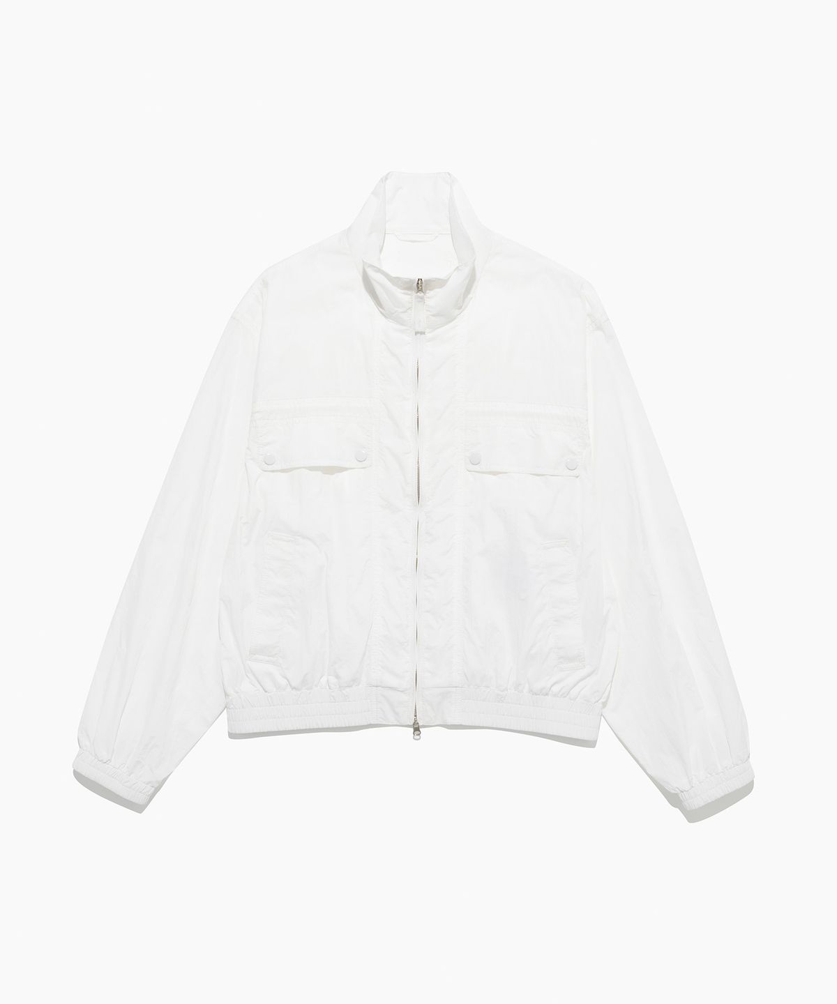 튜드먼트(TTUDEMENT) STAND COLLAR BLOUSON WHITE