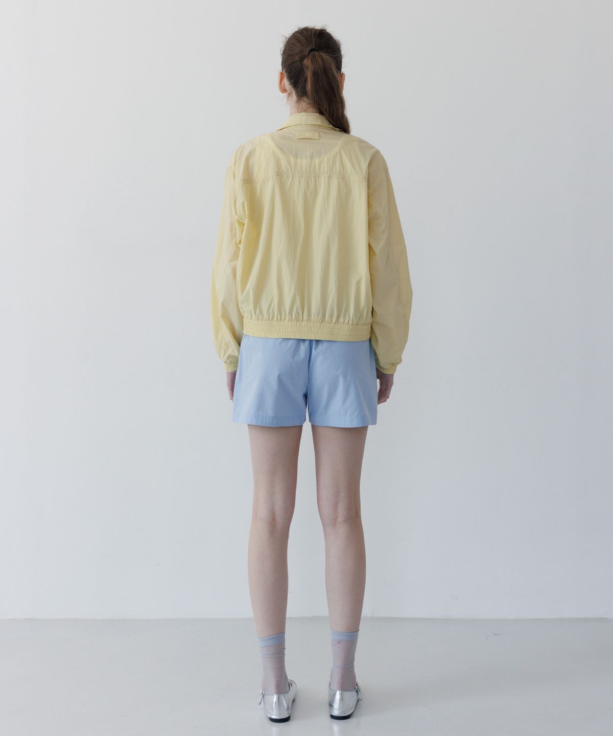 튜드먼트(TTUDEMENT) STAND COLLAR BLOUSON YELLOW