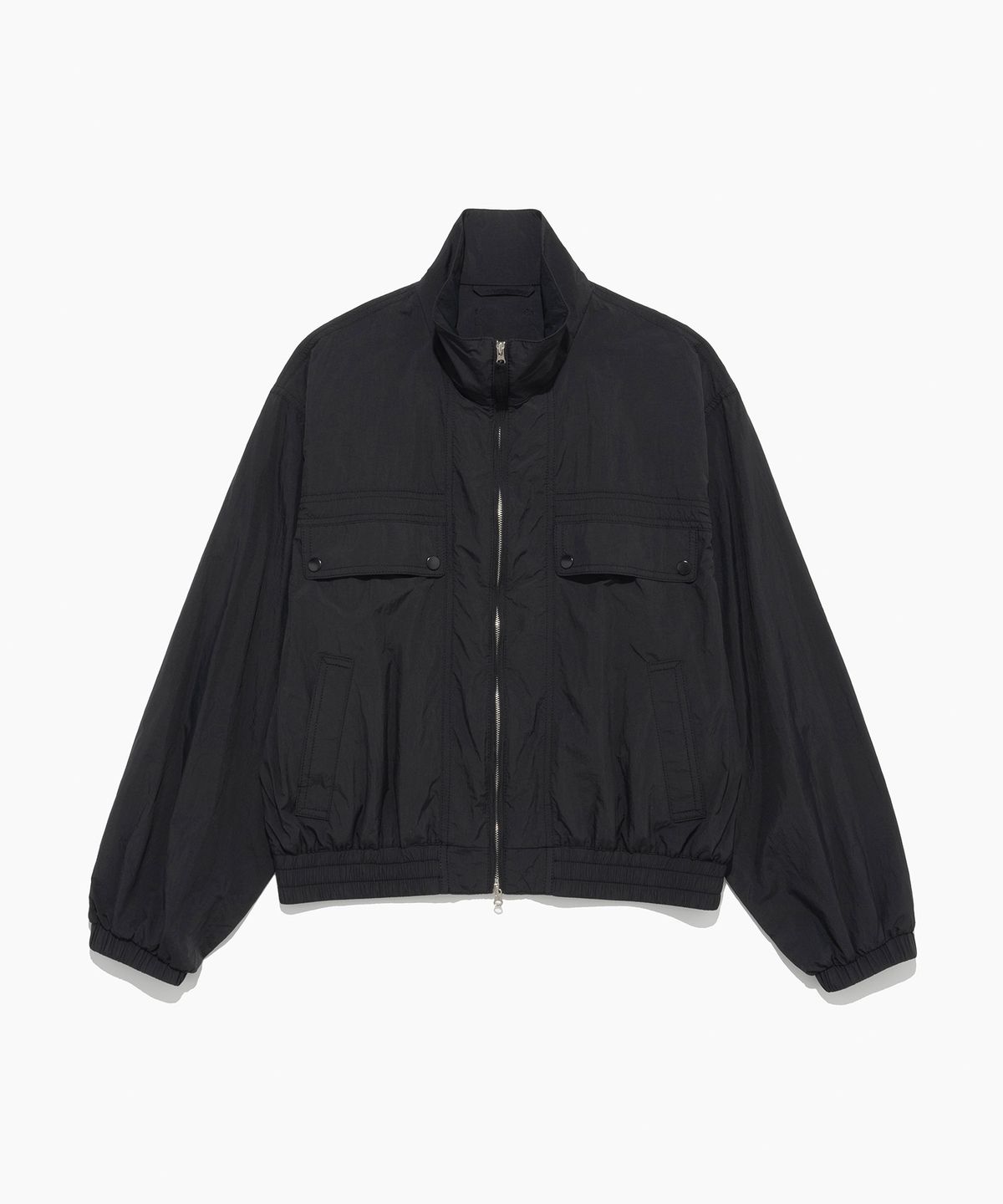 튜드먼트(TTUDEMENT) STAND COLLAR BLOUSON BLACK