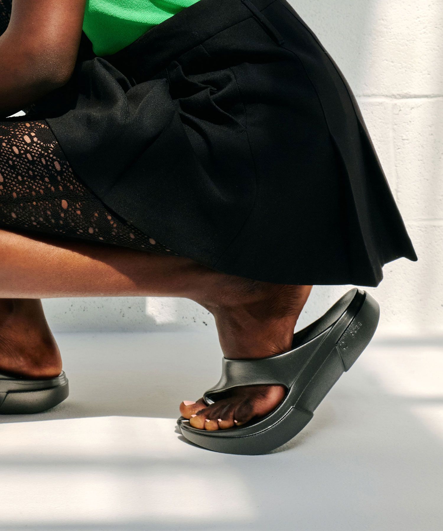 ◆PAES◆ Flip flop 01 Gunl MUSINSA | PAES Flip Flop 01 / Gunmetal