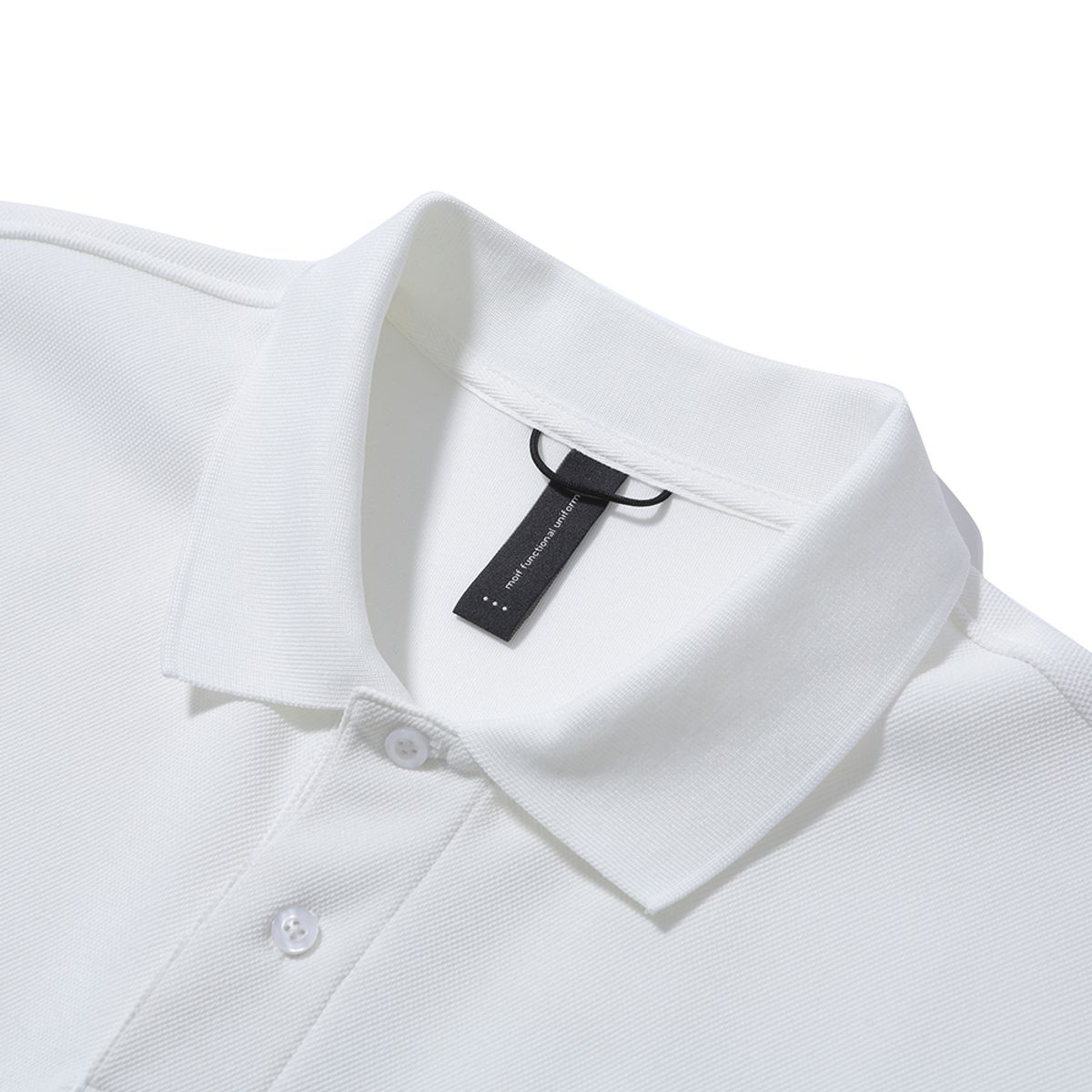 모이프(MOIF) [SS24]WIDE POLO H/S SHIRT / OFF WHITE