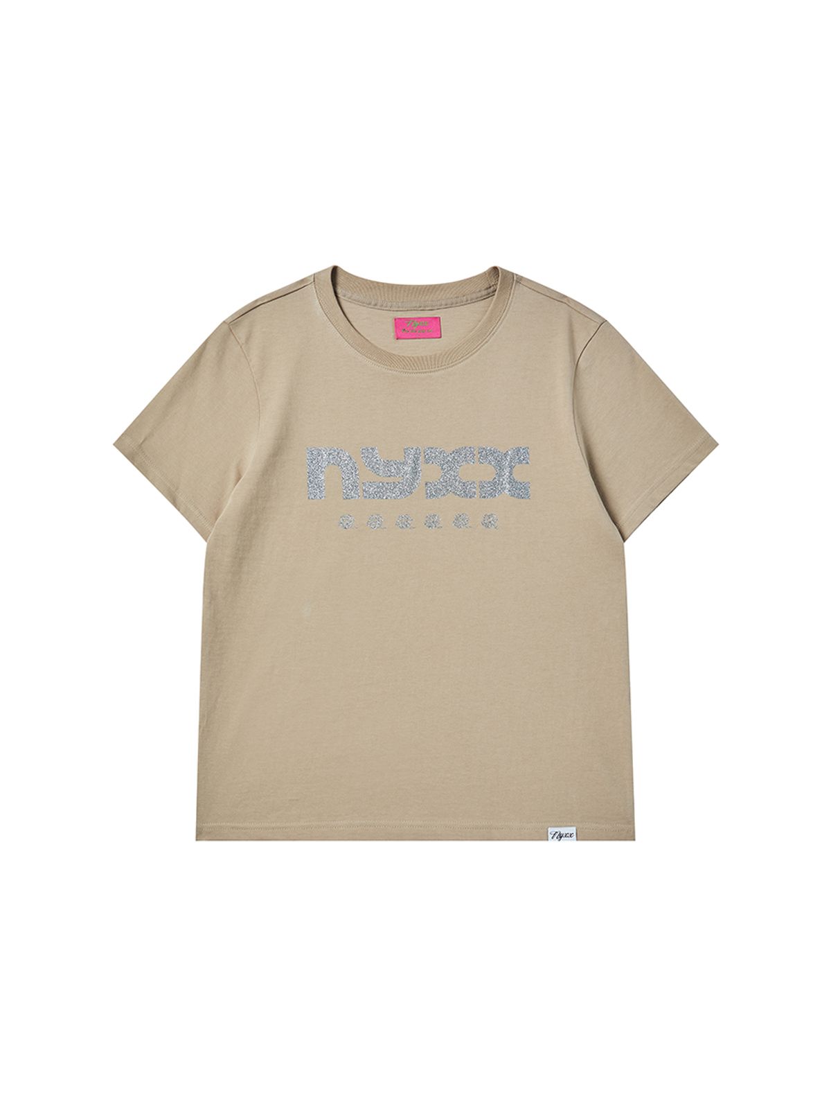 엔와이엑스엑스(NYXX) GLINT LOGO TEE BEIGE