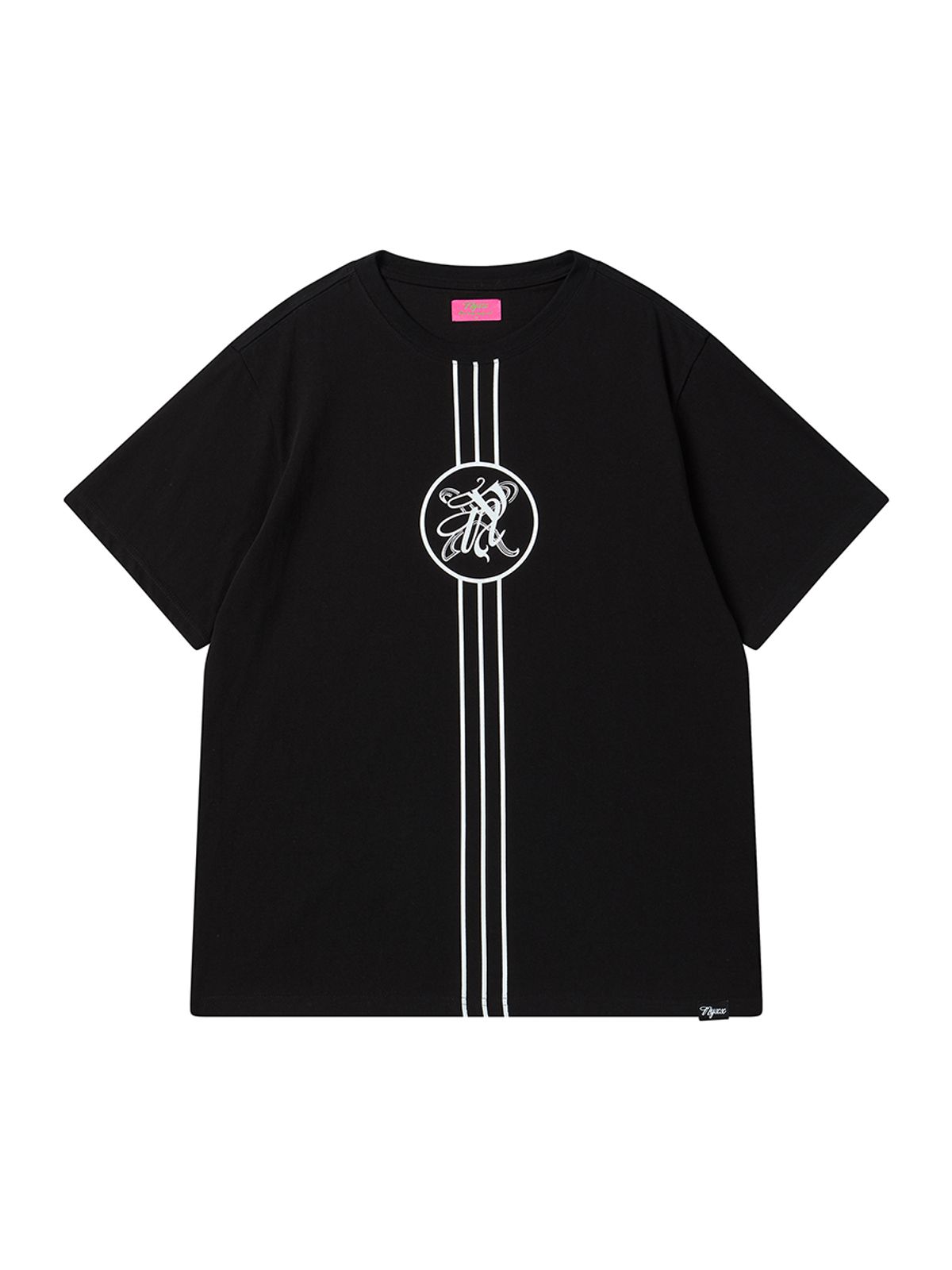 엔와이엑스엑스(NYXX) CIRCLE LINE TEE BLACK