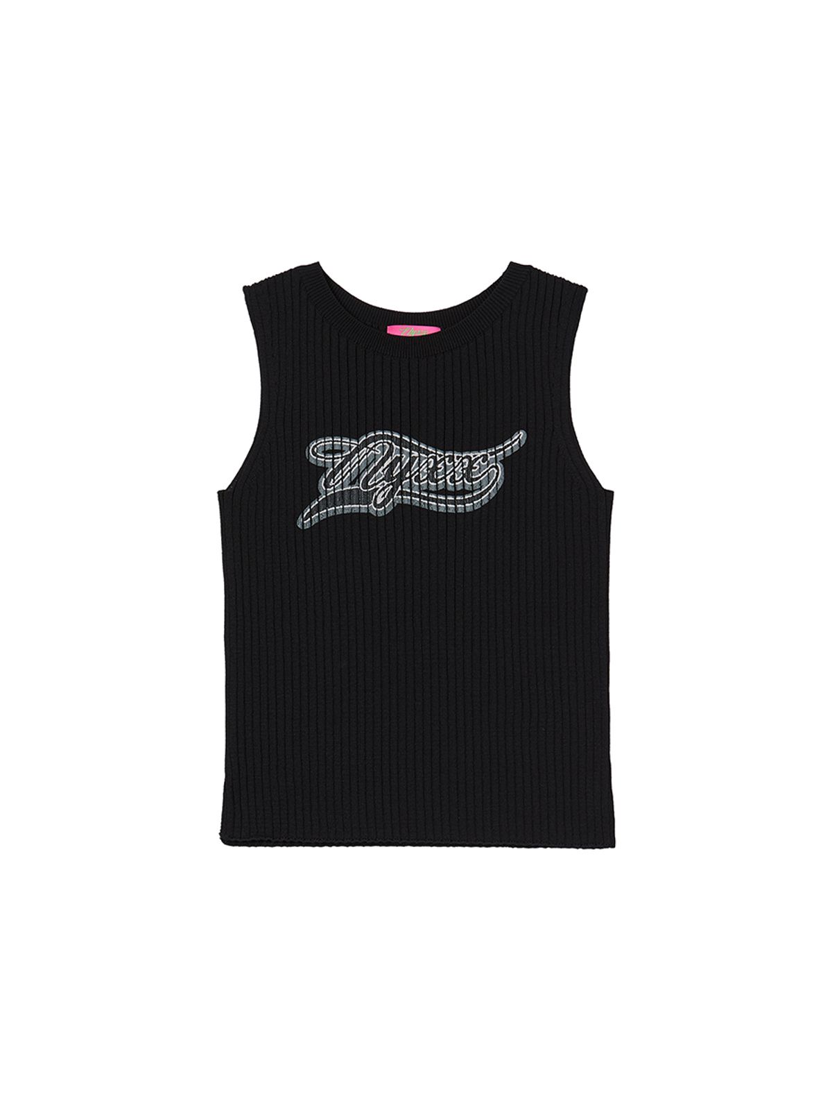 엔와이엑스엑스(NYXX) BOAT-NECK FITTED KNIT VEST BLACK