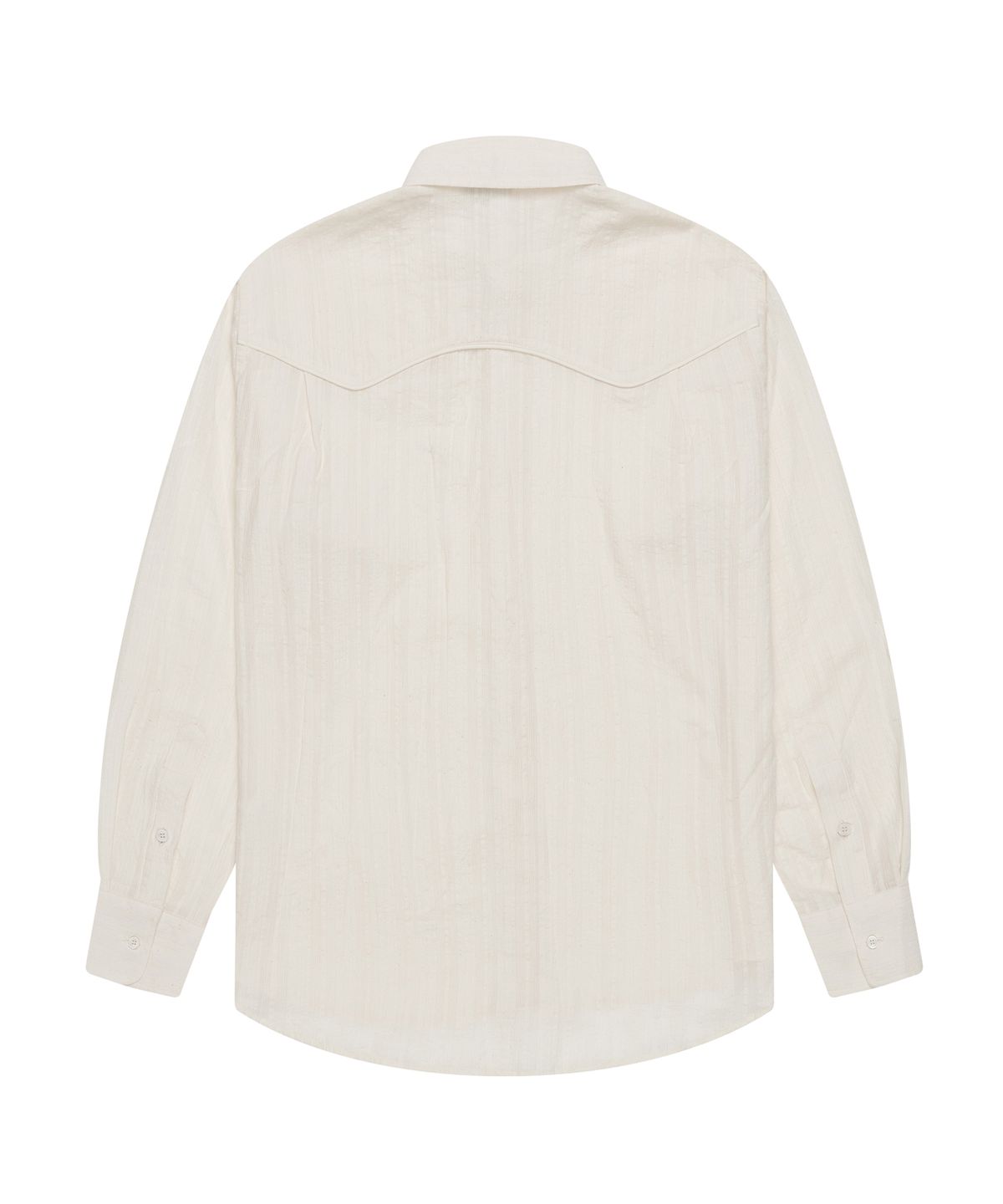 아캄(AAKAM) Western Cotton Shirts (Ivory)