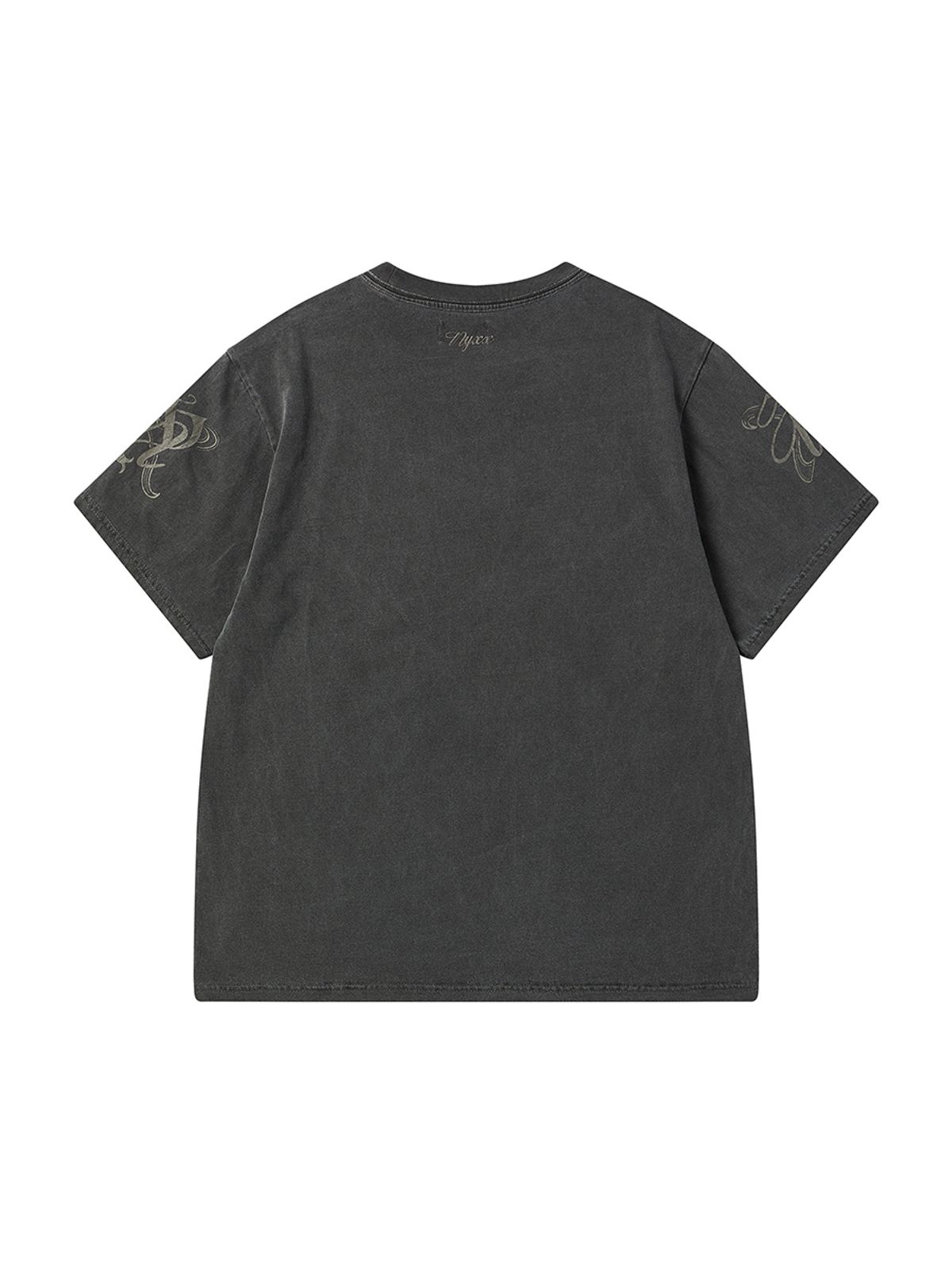 엔와이엑스엑스(NYXX) NUMBER 14 PIGMENT TEE CHARCOAL