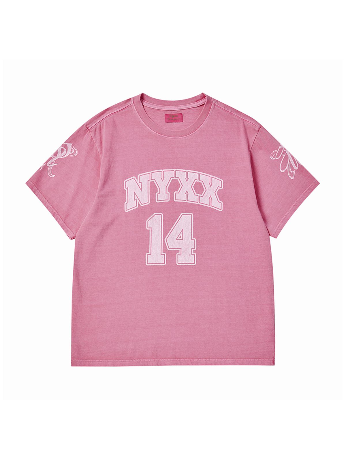 엔와이엑스엑스(NYXX) NUMBER 14 PIGMENT TEE PINK
