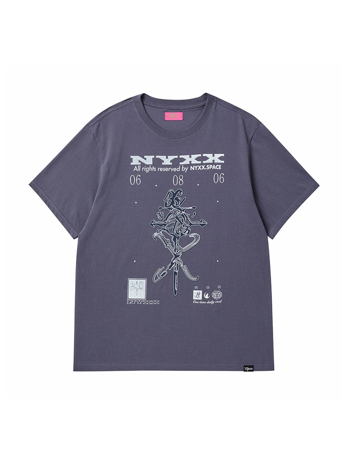 엔와이엑스엑스(NYXX) PSYCHE INNER SWORD TEE CHARCOAL