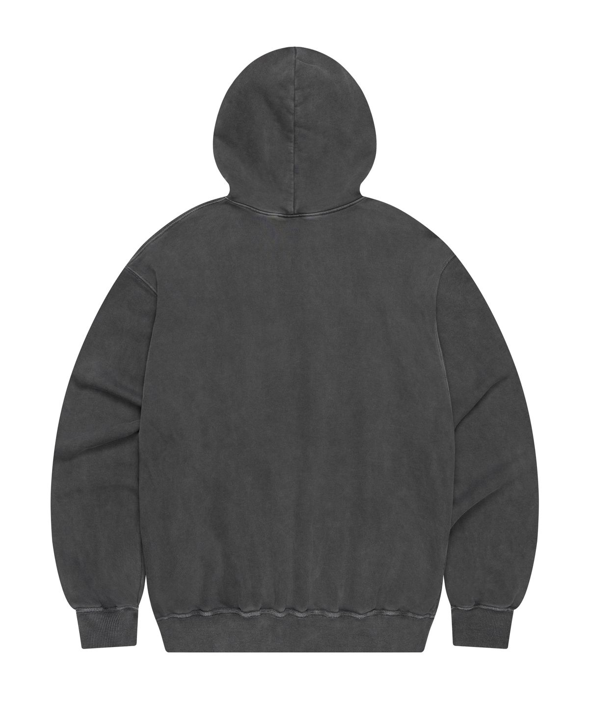 아캄(AAKAM) Distressed Flag Printed Hoodie (Dark Gray)