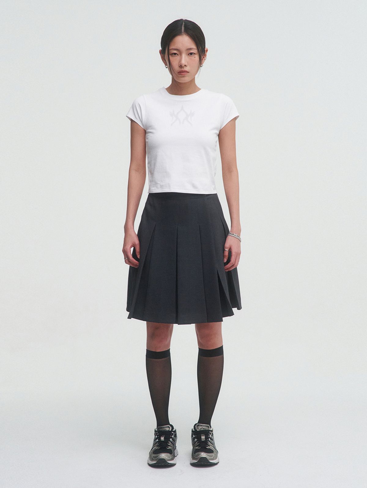 뚜오미오(TUOMIO) FLAME BABY T-SHIRTS [WHITE]