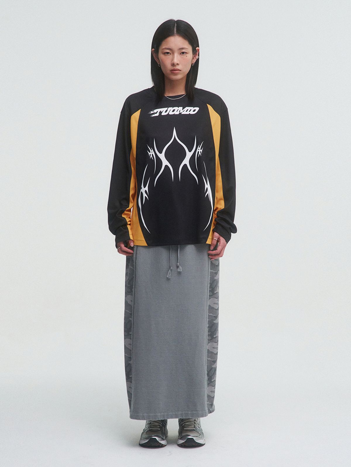 뚜오미오(TUOMIO) CURVED TRACK JERSEY [BLACK]