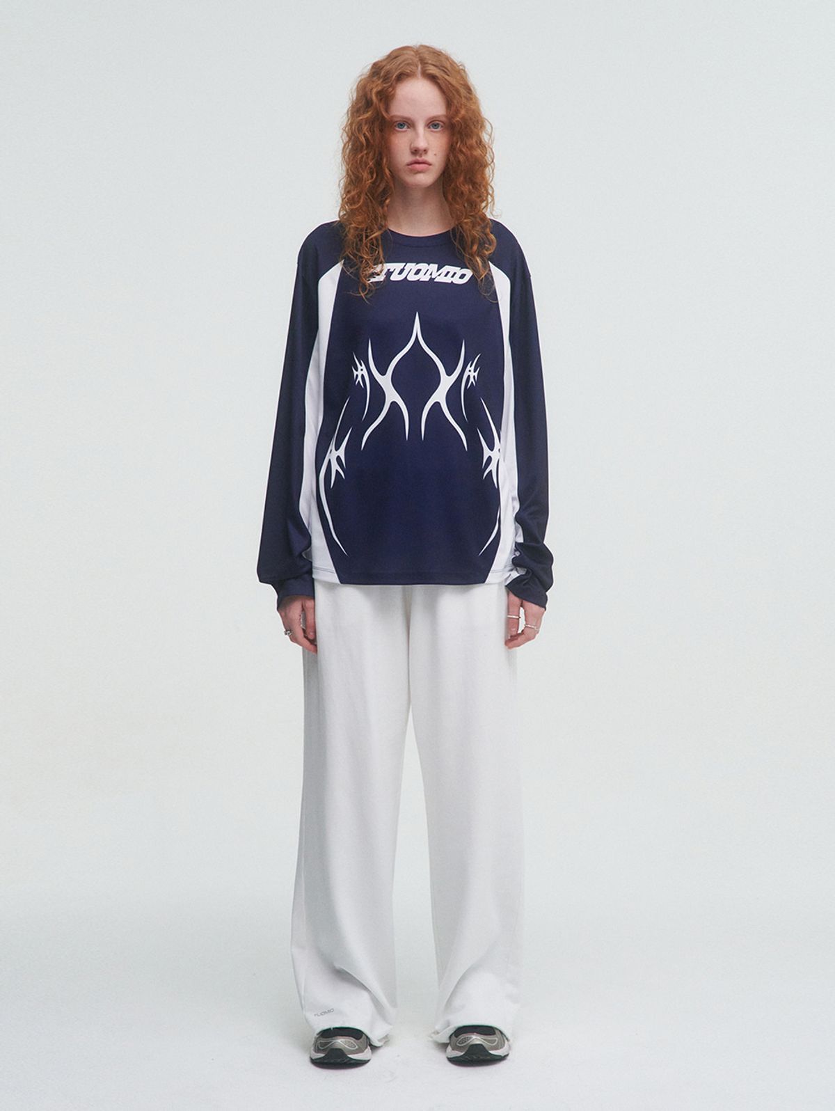뚜오미오(TUOMIO) CURVED TRACK JERSEY [NAVY]