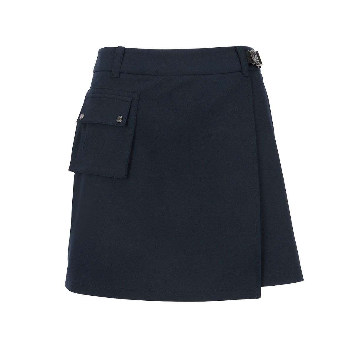 마틴골프(MARTINE GOLF) Buckle Point Wrap Shorts_Navy
