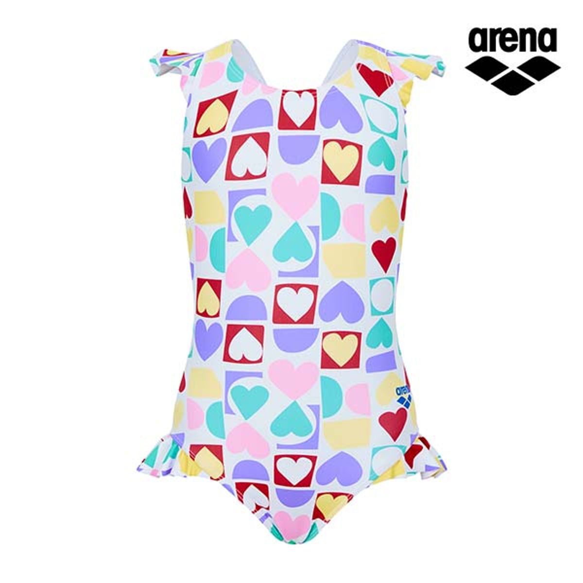 아레나 키즈(ARENA KIDS) 쿠키 아동 원피스 U백 A4SG1GO06WHT