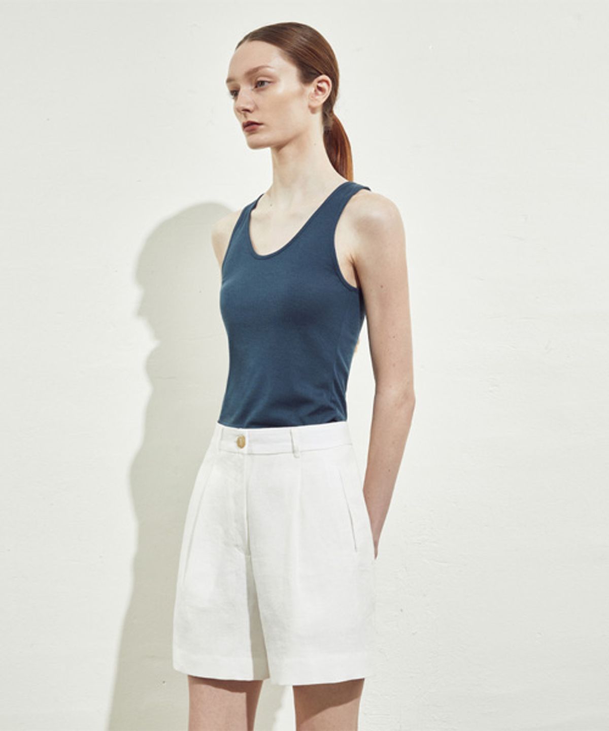 리디피(RIDIFI) SOFT CLEAN SLEEVELESS_BLUE