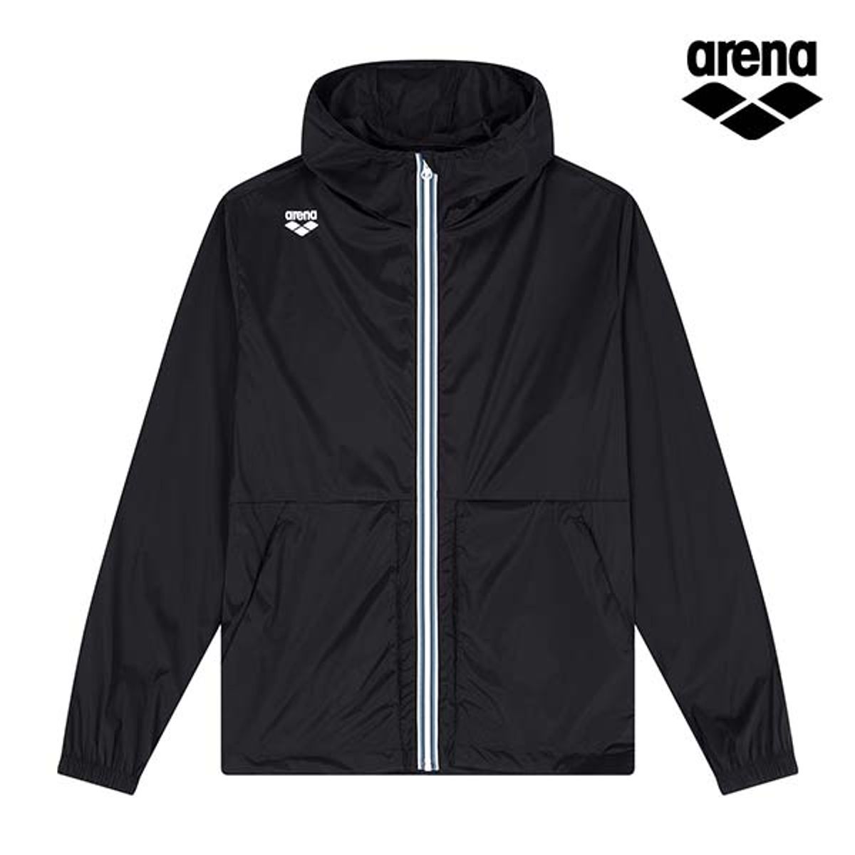 아레나(ARENA) 플레인 바람막이 자켓 S4SC1JK01BLK
