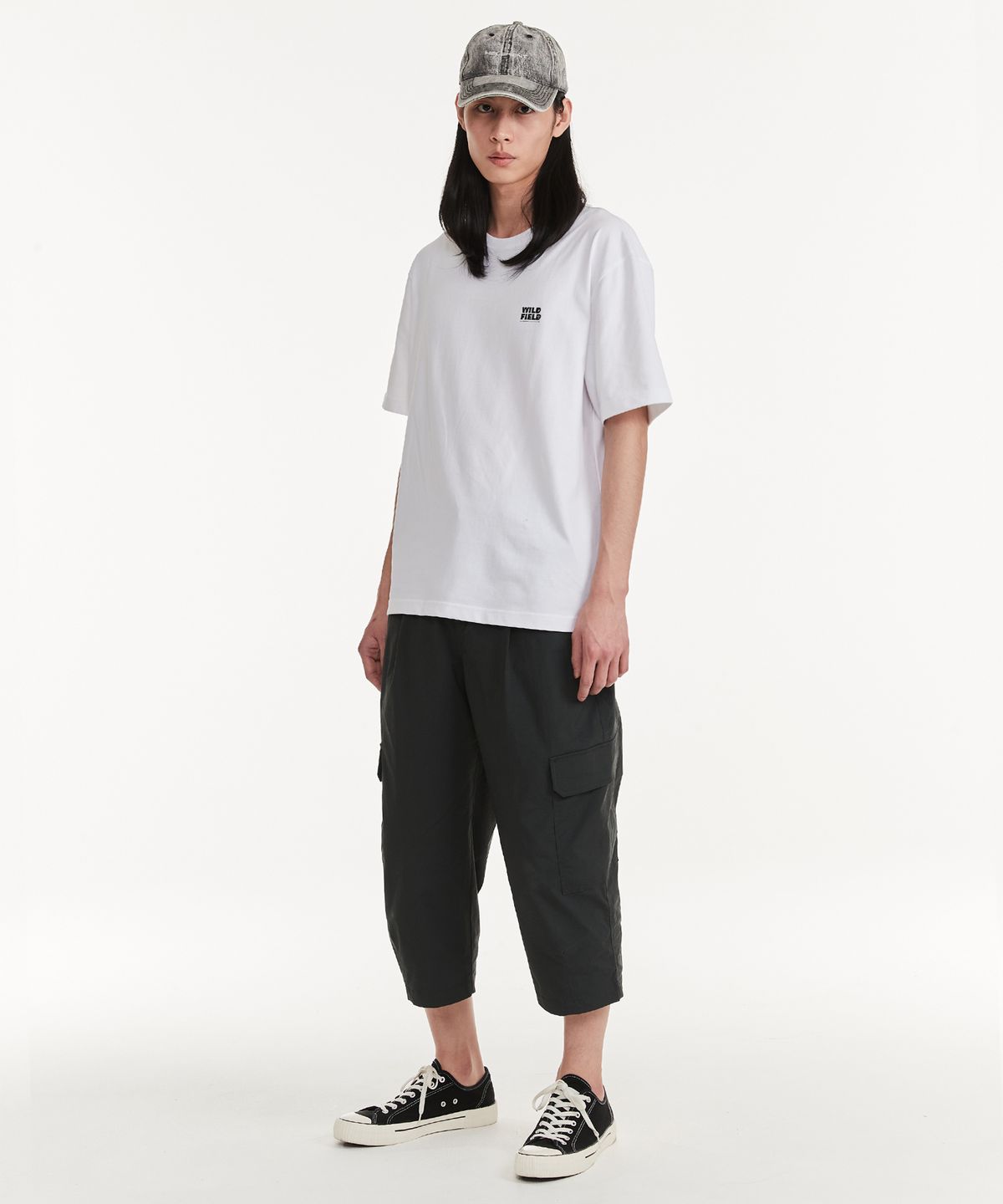 힐리먼트(HELEMENT) 와일드필드 반팔티셔츠 (WHITE)