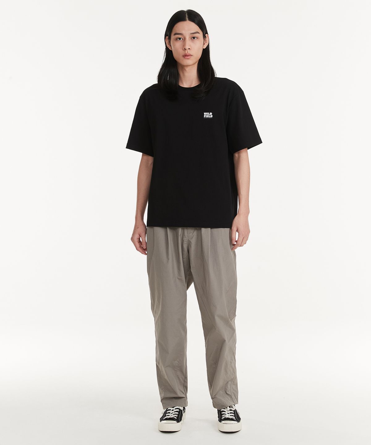 힐리먼트(HELEMENT) 와일드필드 반팔티셔츠 (BLACK)