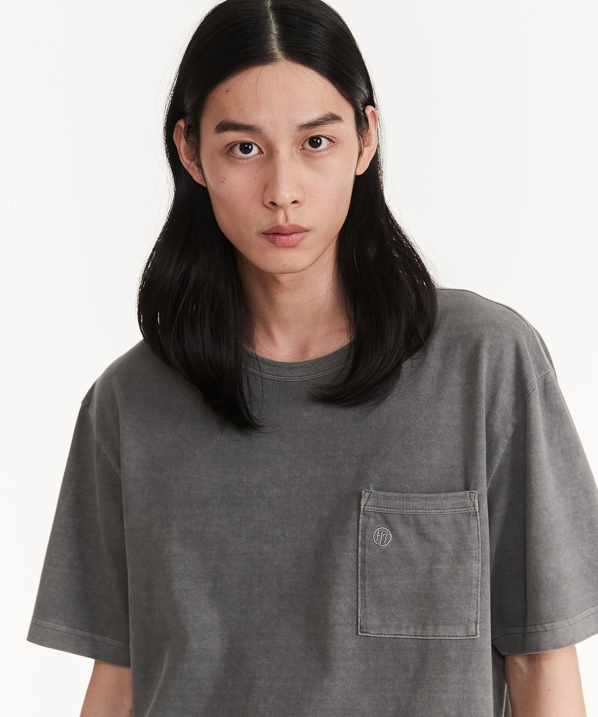 힐리먼트(HELEMENT) 스트리트 피그먼트 반팔티 (GREY)