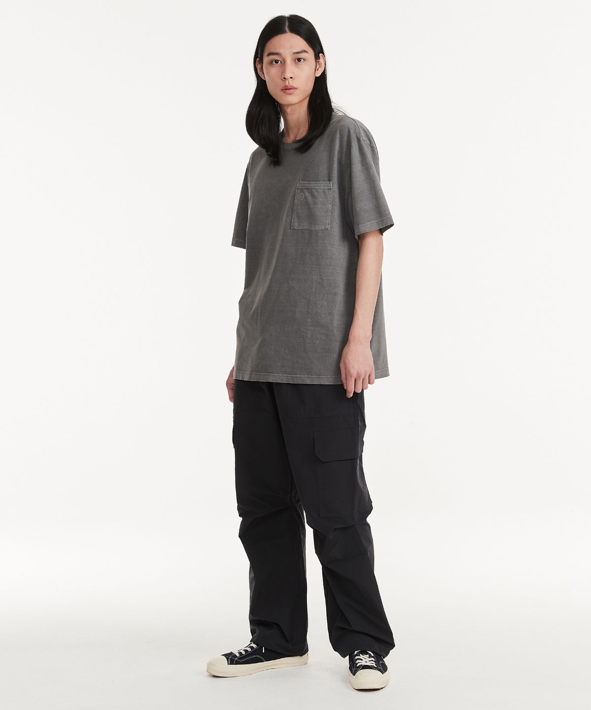 힐리먼트(HELEMENT) 스트리트 피그먼트 반팔티 (GREY)