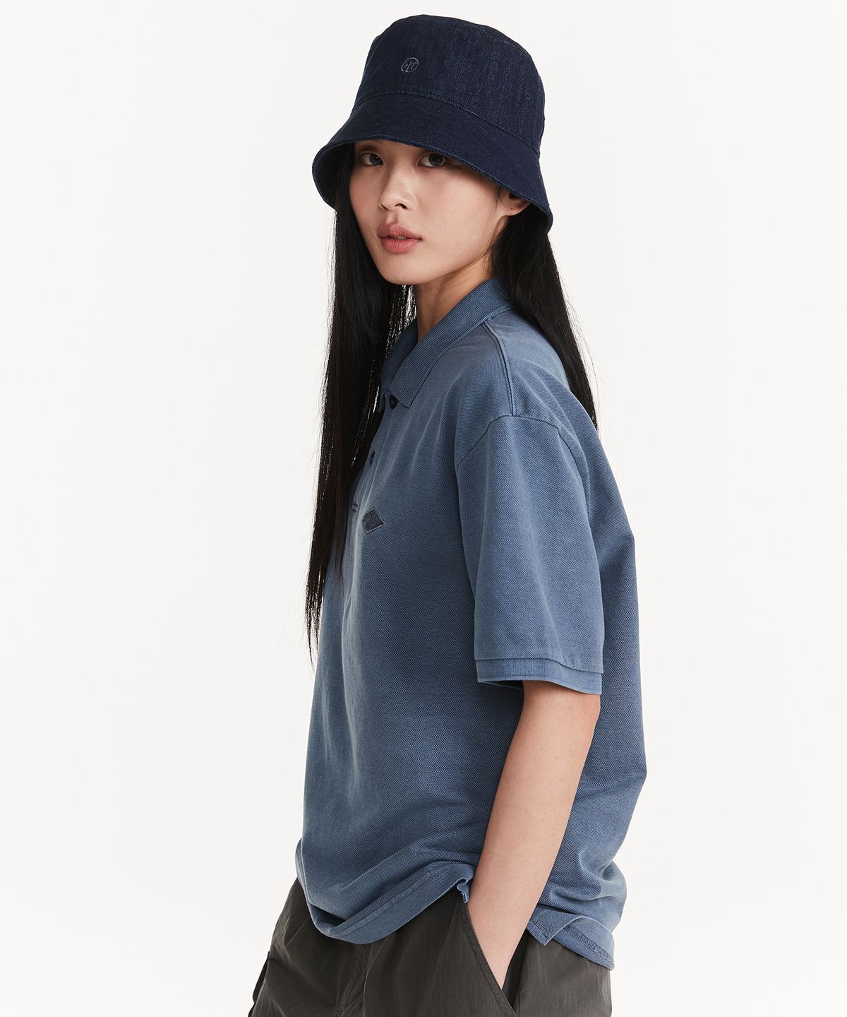 힐리먼트(HELEMENT) 오딘 피그먼트 PQ 반팔 (NAVY)