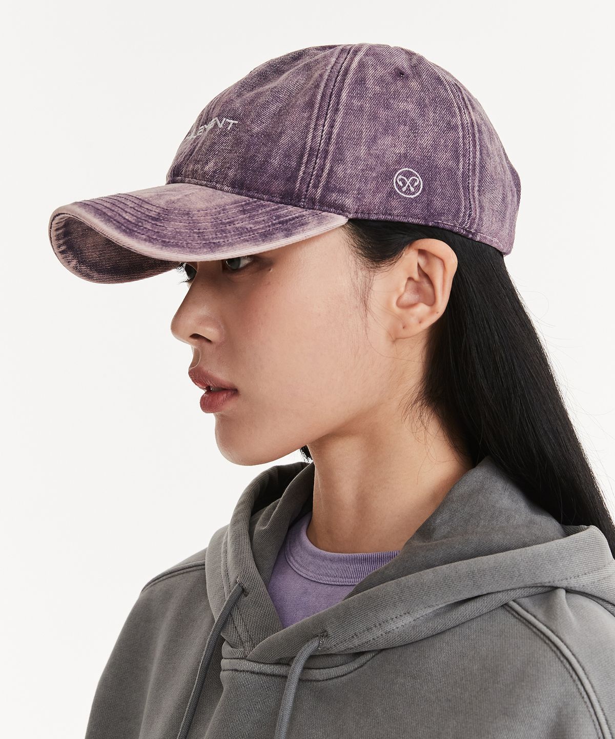 힐리먼트(HELEMENT) 마운틴 스톤워싱 볼캡 (PURPLE)