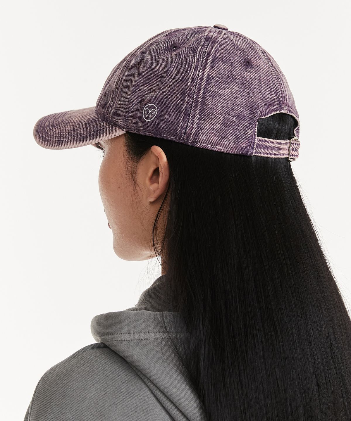 힐리먼트(HELEMENT) 마운틴 스톤워싱 볼캡 (PURPLE)