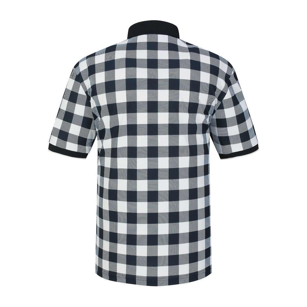 마틴골프(MARTINE GOLF) Check Print Polo Shirts_Navy (Men)