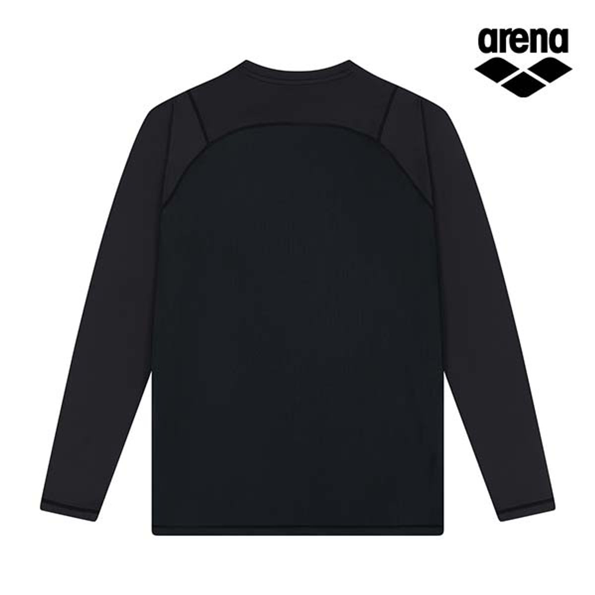 아레나(ARENA) 포스 남성 긴팔티셔츠 S4SM1LT01BLK
