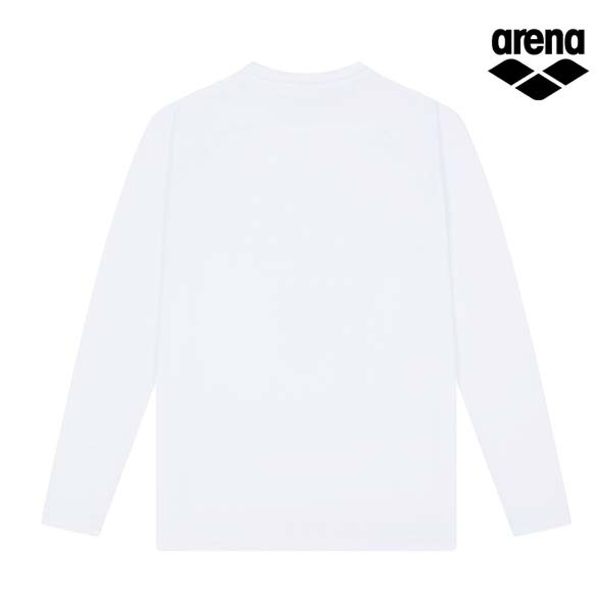 아레나(ARENA) 포스 남성 긴팔티셔츠 S4SM1LT01WHT