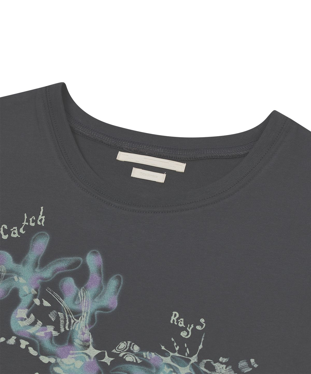 타입서비스(TYPESERVICE) Cloudy Flower T-Shirt [Charcoal]