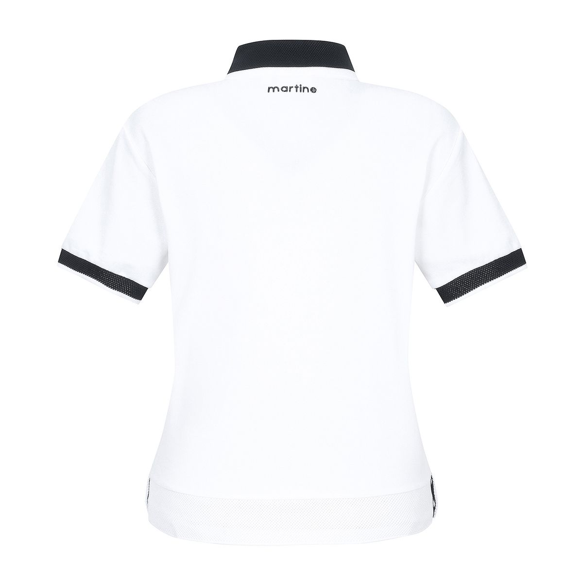 마틴골프(MARTINE GOLF) DTP Collar half Polo Shirts_White