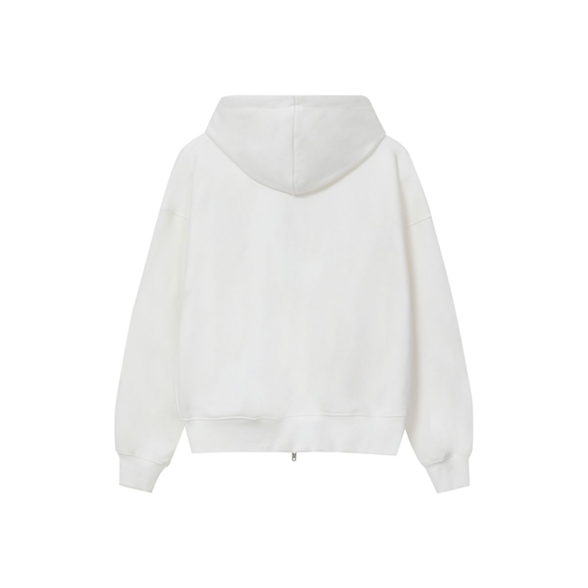 어굿데이(AGOODDAY) [UNISEX]   SIGNATURE HOODIE ZIPUP MAN(WHITE)