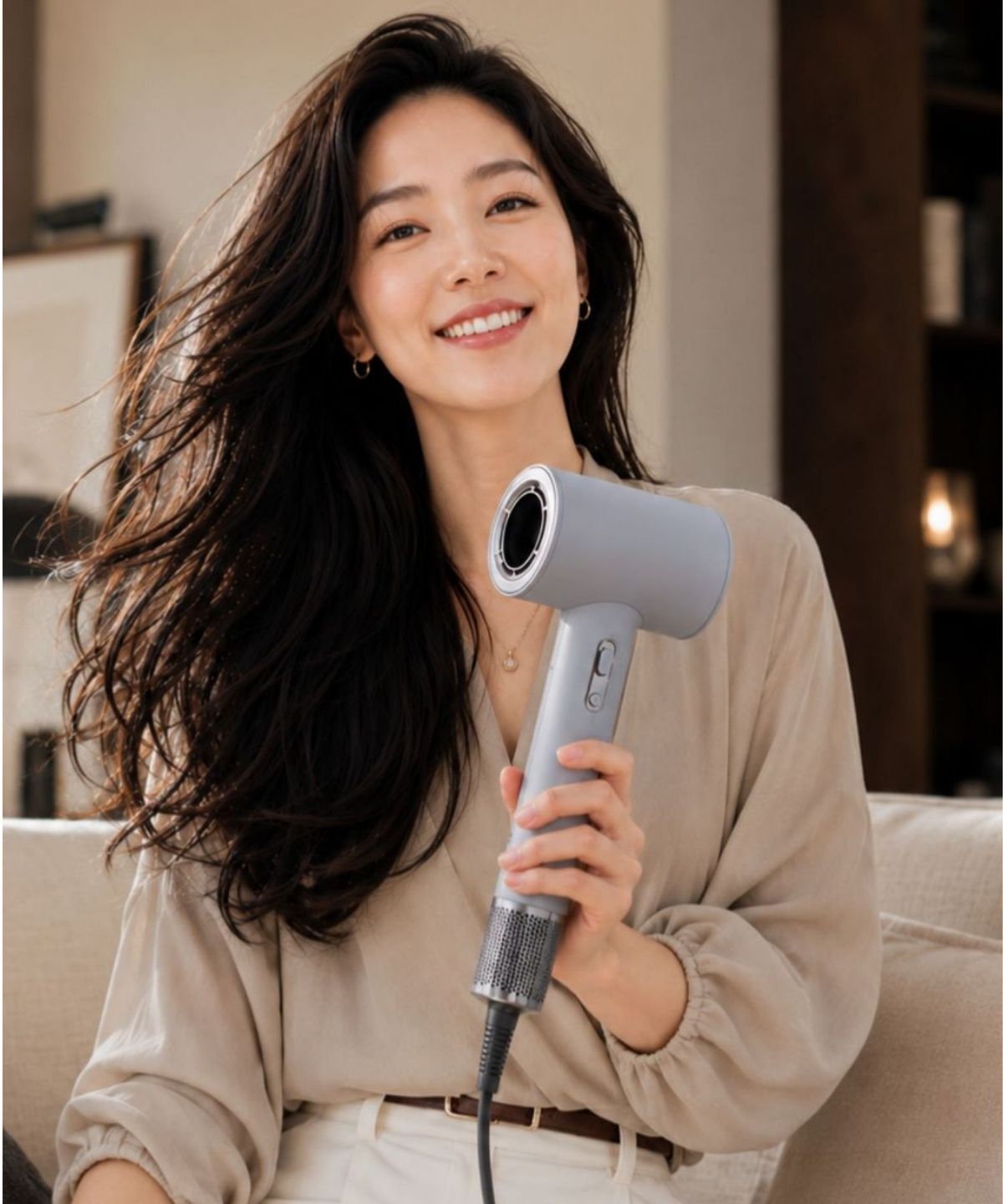 플러스에어(PLUSAIR) BLDC 헤어 드라이기 마타하리 그레이