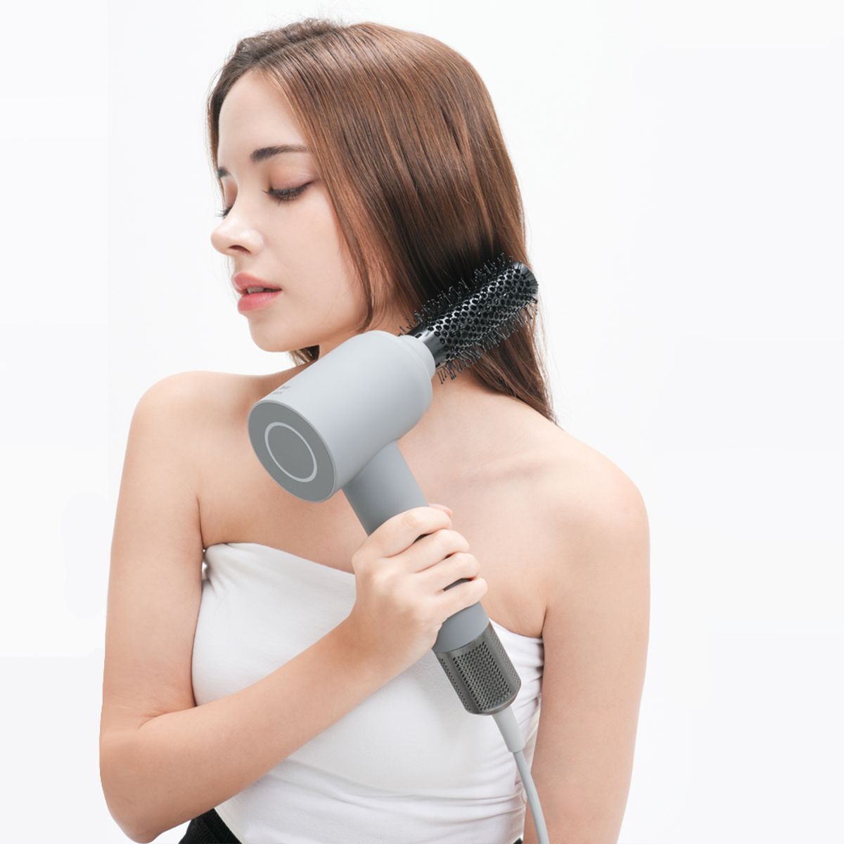 플러스에어(PLUSAIR) BLDC 헤어 드라이기 마타하리 그레이 에어컬set