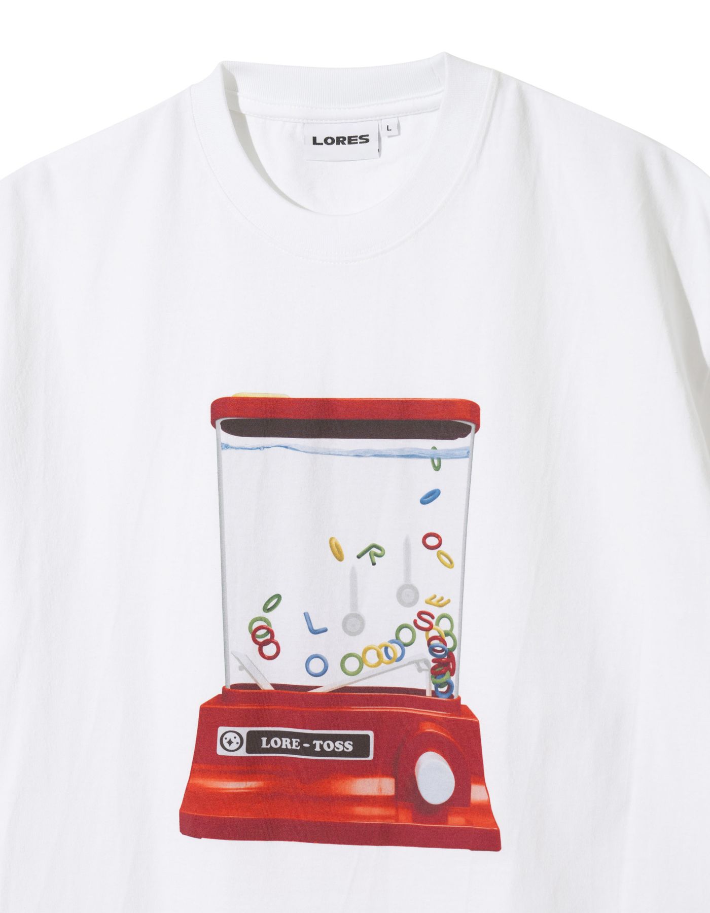 Tシャツ・カットソー LORES Water Ring Toss S/S Tee SA040 MUSINSA公式 | LORES Water Ring Toss S/S Tee - White