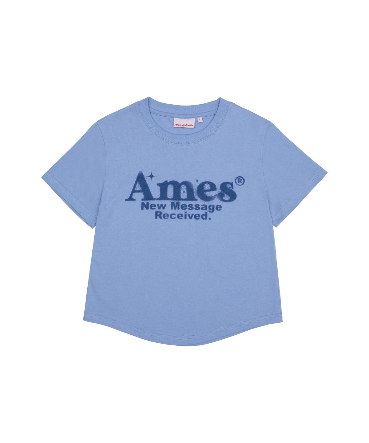 아메스 월드와이드(AMES-WORLDWIDE) ROUND HEM CROP TEE (7 color)