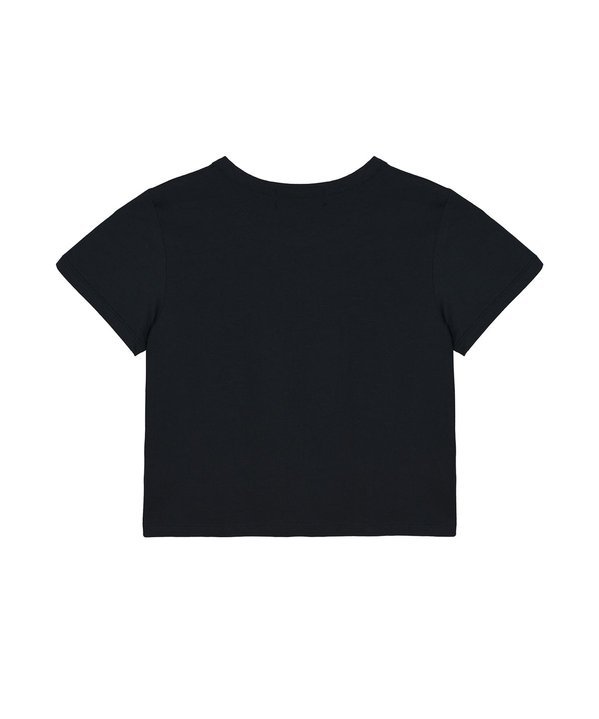 닉앤니콜(NICK&NICOLE) BUTTERFLY SIGNATURE CROP TOP_BLACK CREAM