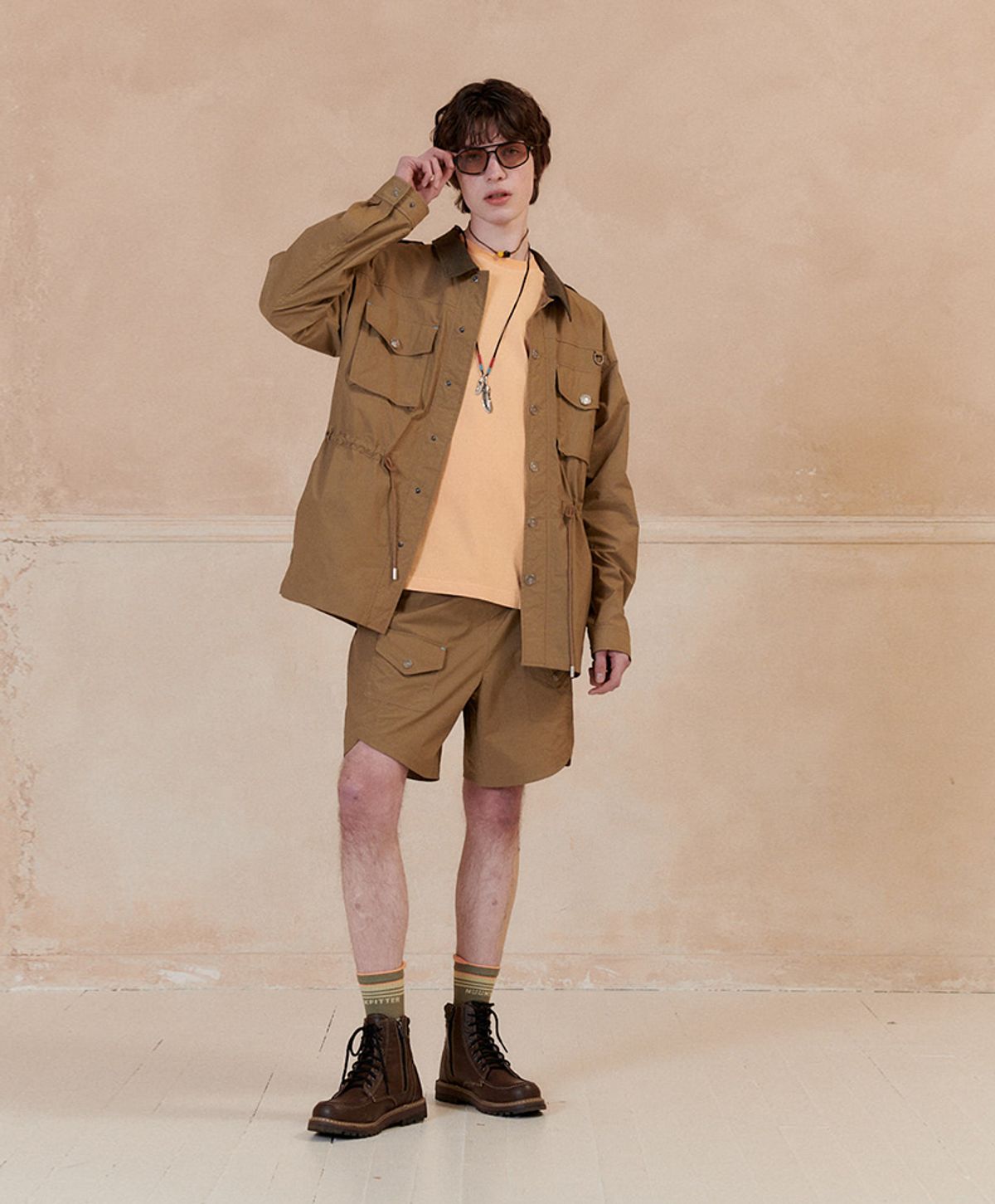 누크피터(NUUKFITTER) 838 HUNTER JACKET [BEIGE]