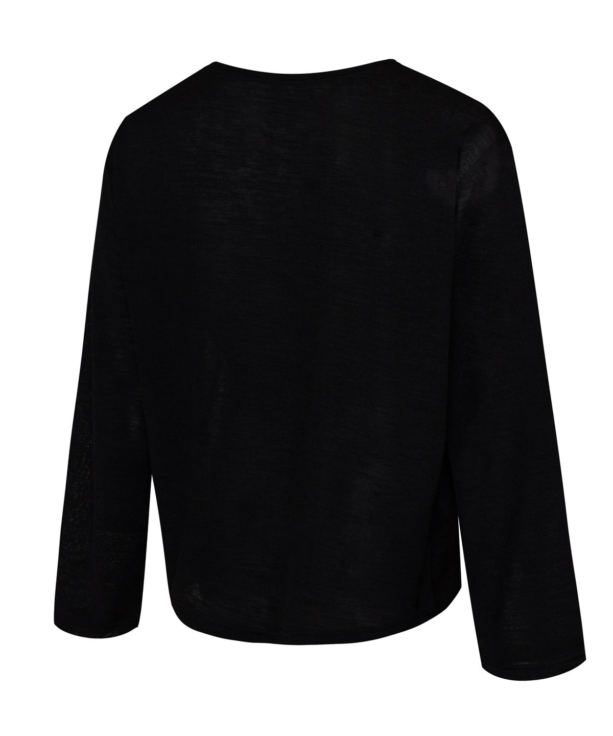 아캄(AAKAM) Boat Neck Logo Long Sleeve (Black)