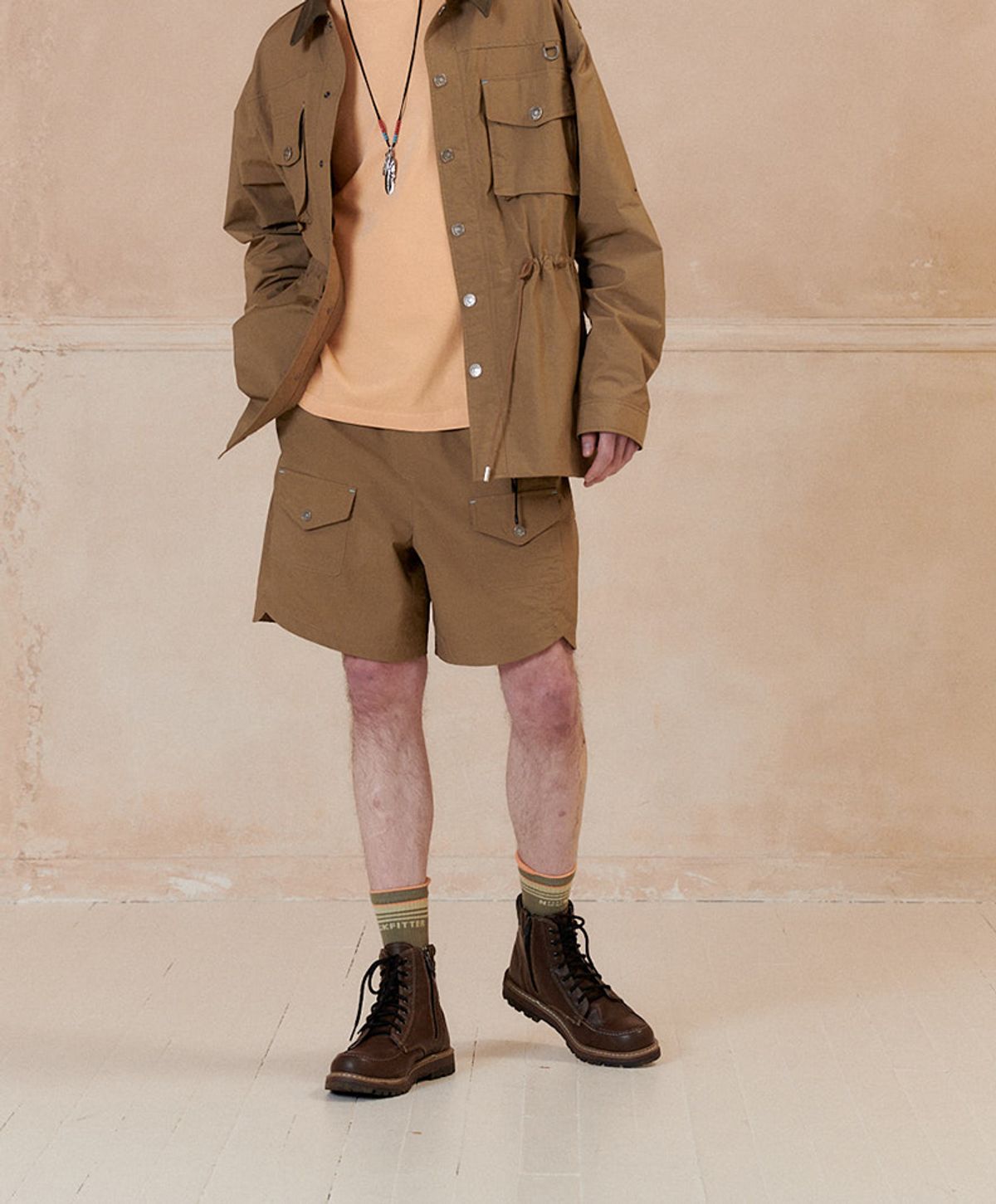 누크피터(NUUKFITTER) 838 HUNTER SHORTS [BEIGE]