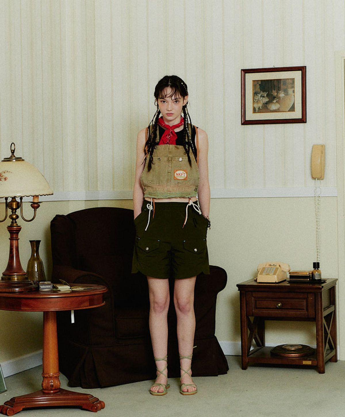 누크피터(NUUKFITTER) 838 HUNTER SHORTS [DARK KHAKI]