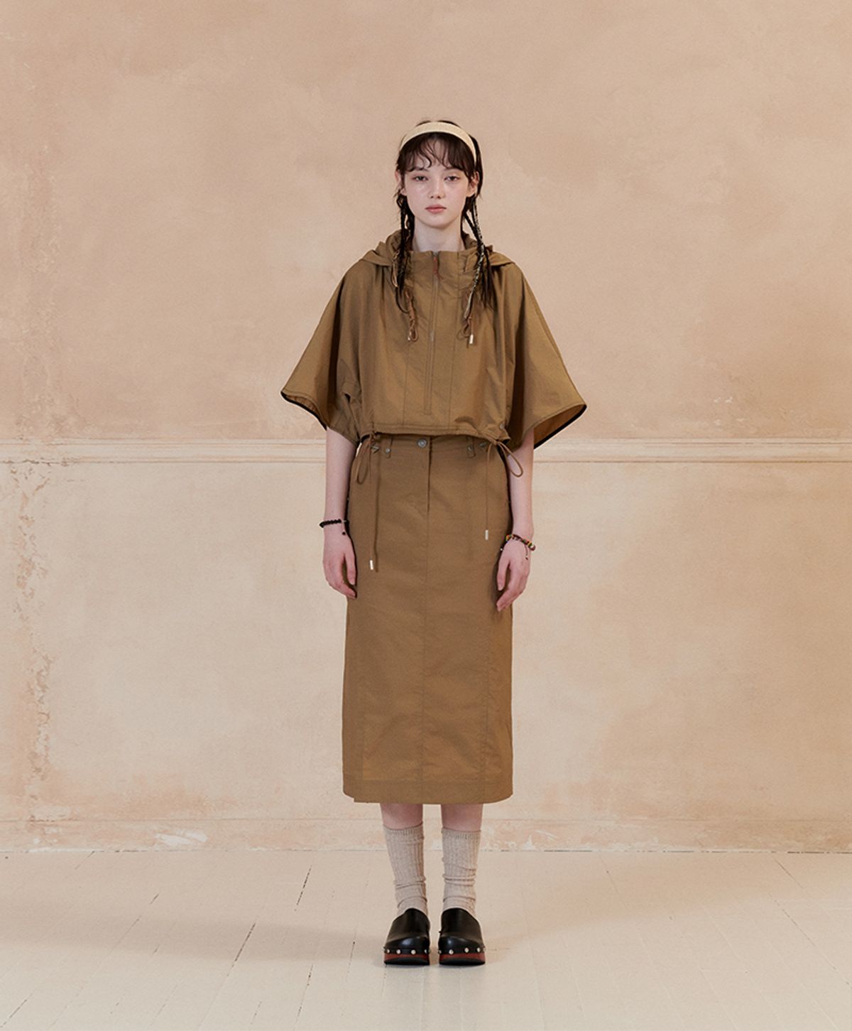 누크피터(NUUKFITTER) 838 STRING ANORAK_WOMEN [BEIGE]