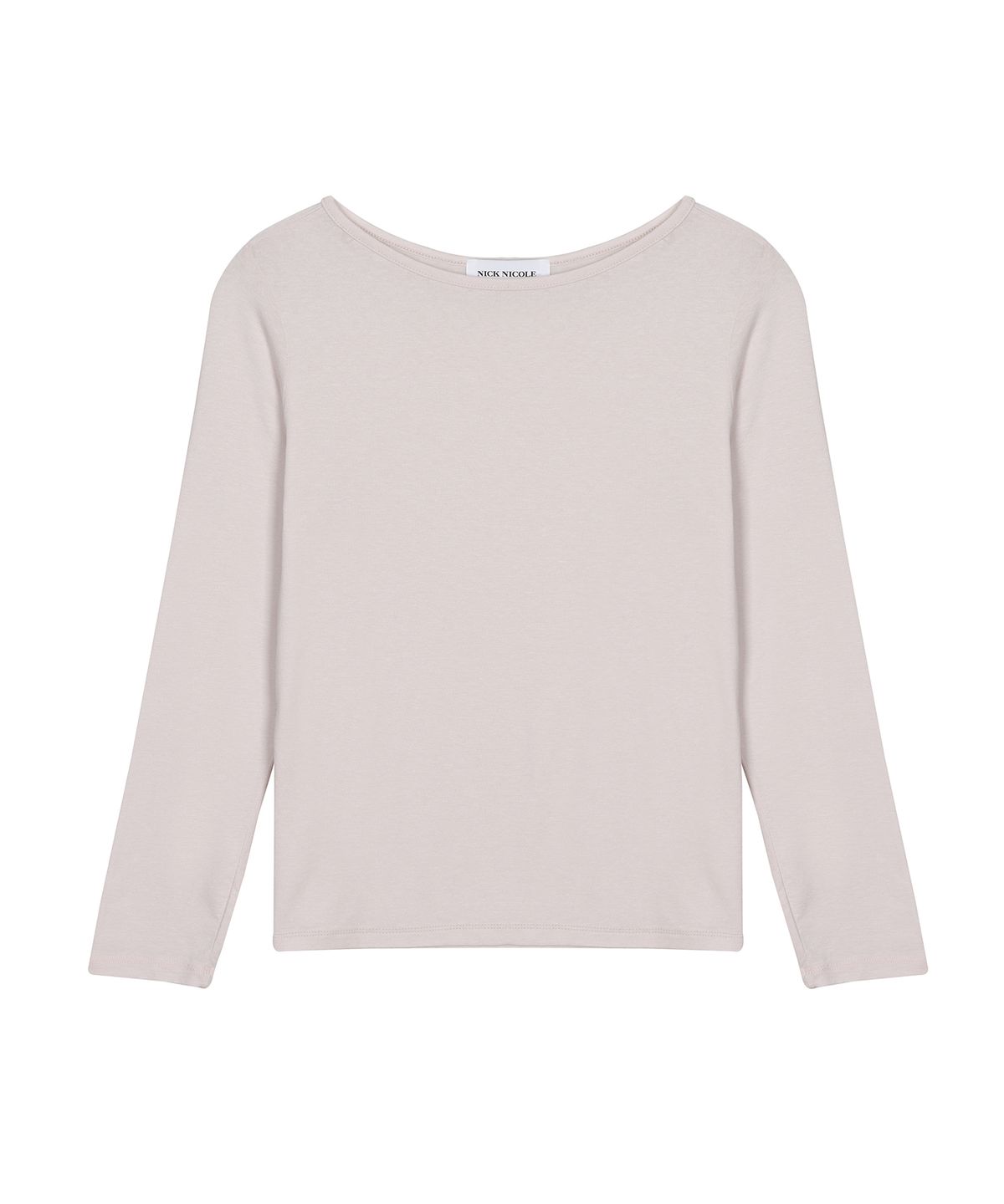 닉앤니콜(NICK&NICOLE) [ESSENTIAL] ESSENTIAL BOAT NECK TOP_PINK