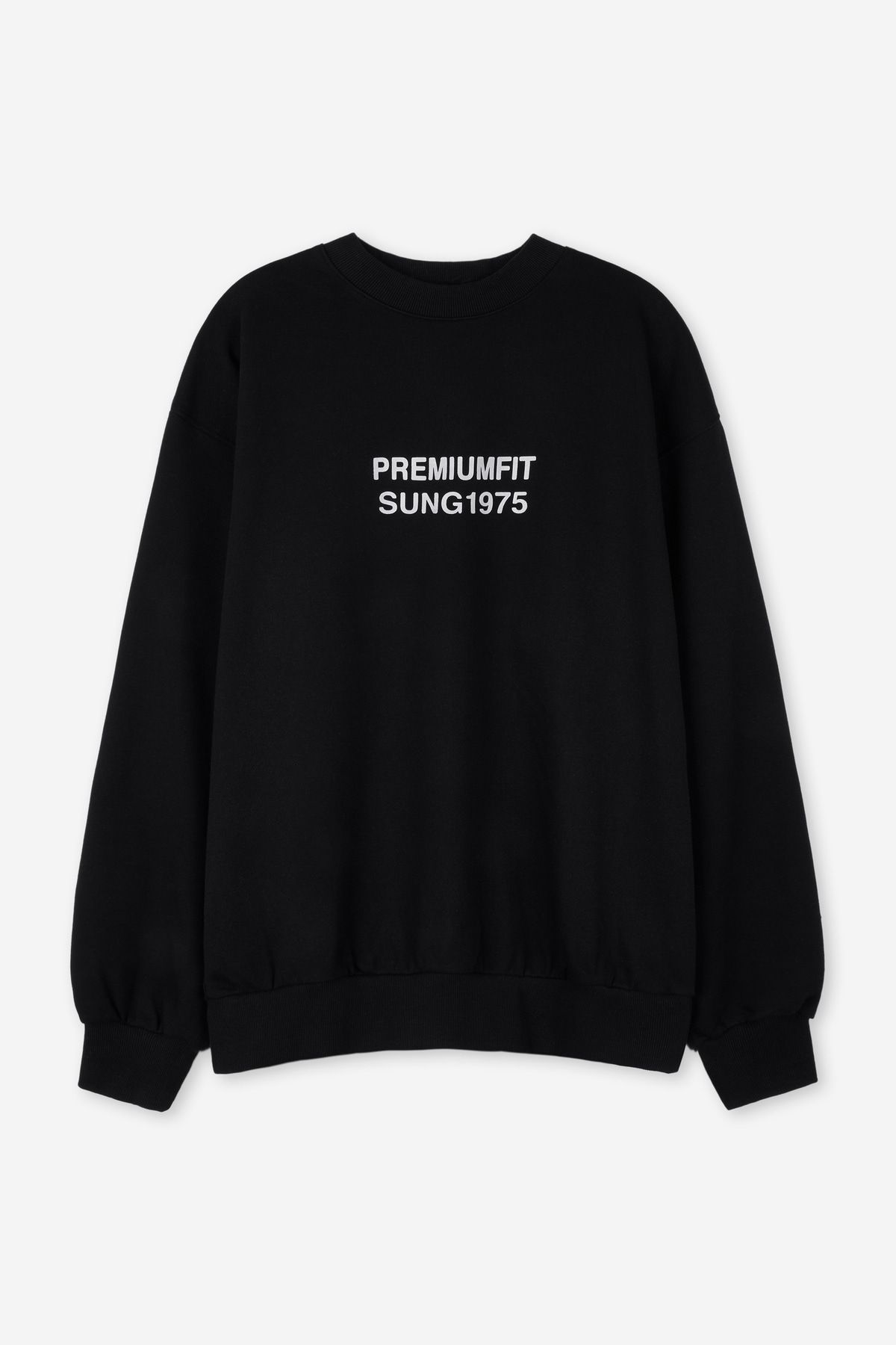 MUSINSA | SUNG1975 1975 Half Zip Hoodie [Black] / ONE SIZE