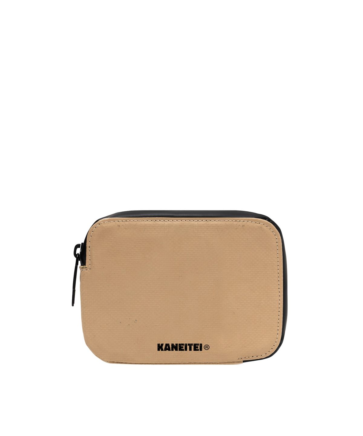 카네이테이(KANEITEI) BRICK ZIP WALLET S (BEIGE) / UPCYCLED