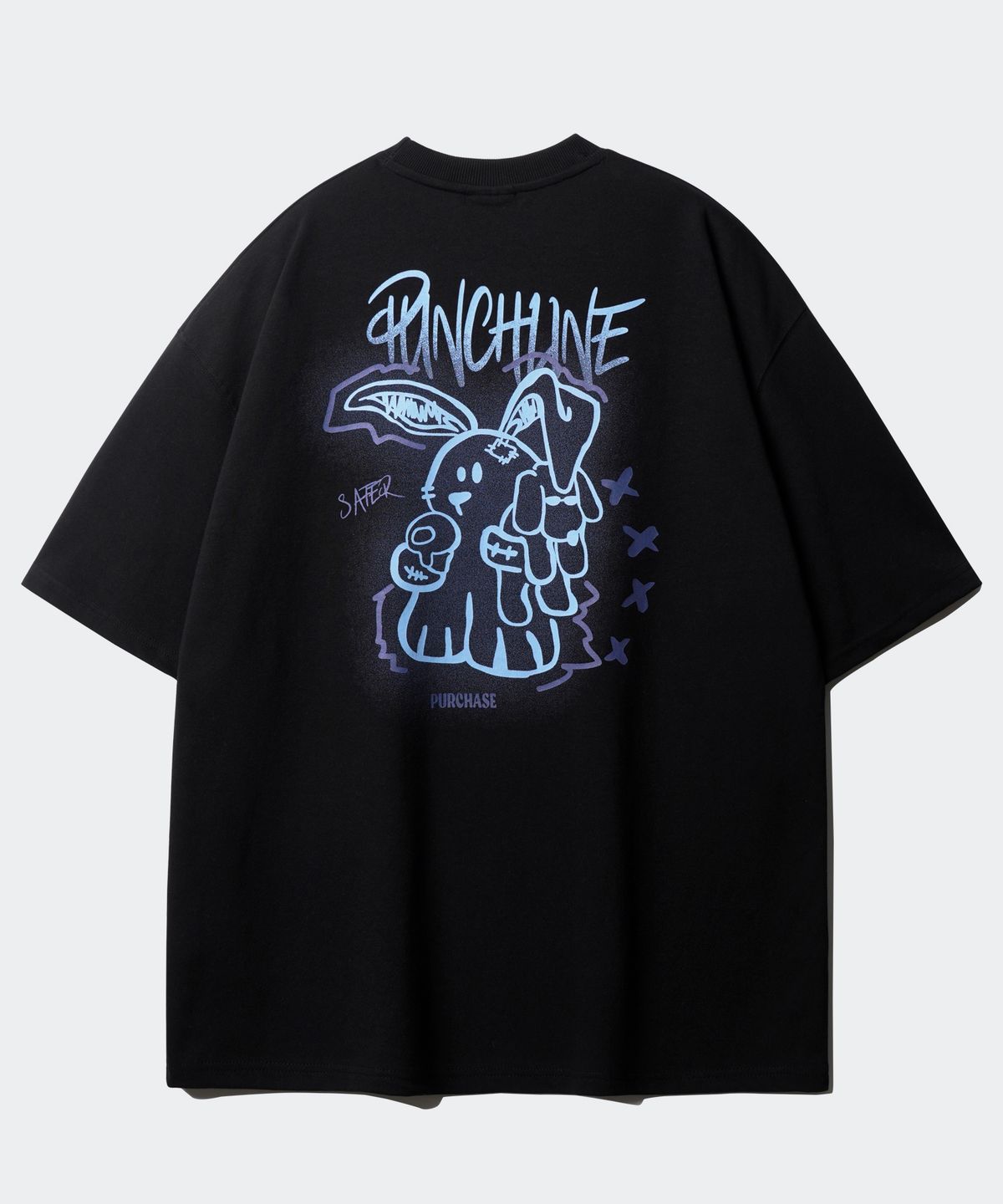 펀치라인(PUNCHLINE) 시큐어 반팔 블랙 ISST9142