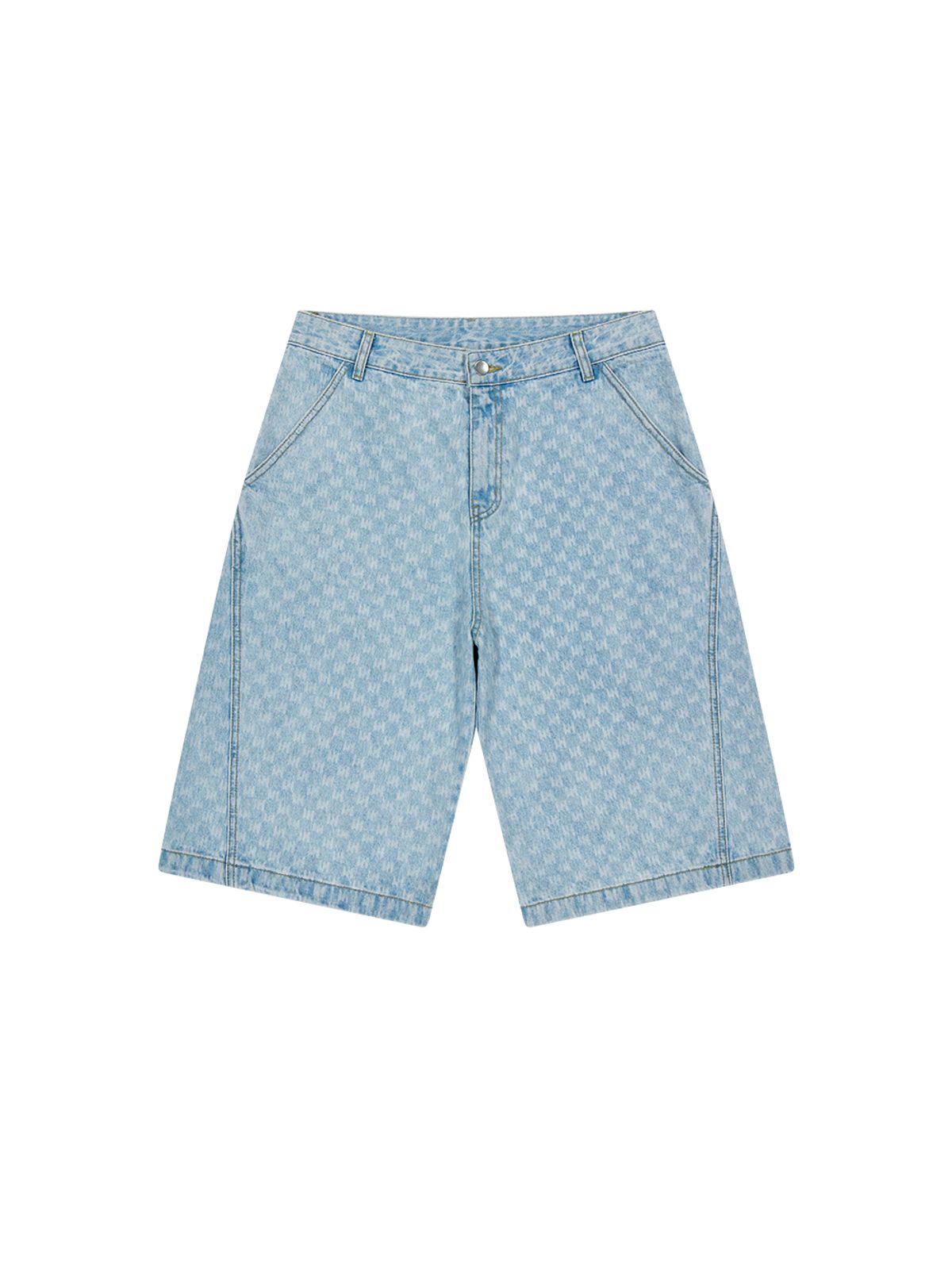 메아(MEA) LOGO ALL OVER SHORTS [BLUE]