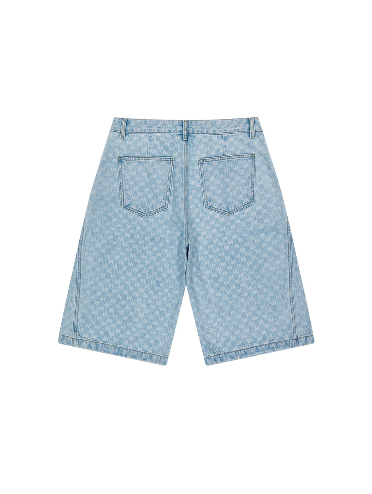 메아(MEA) LOGO ALL OVER SHORTS [BLUE]